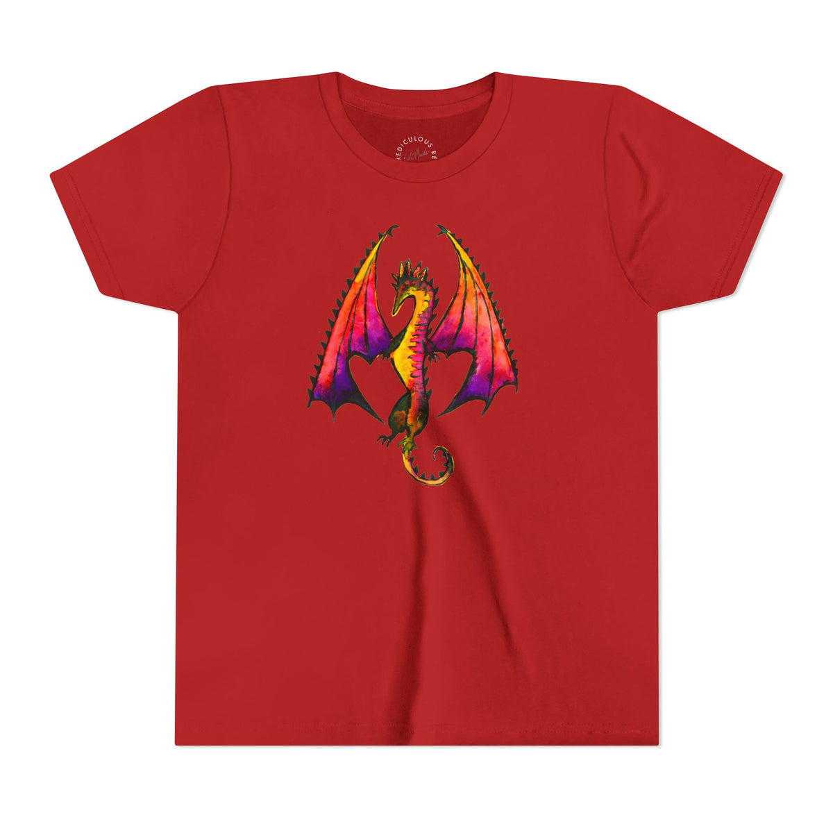 Kids Dragon T-Shirt — Colorful Fantasy Dragon Youth Tee