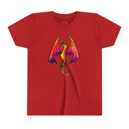 Kids Dragon T-Shirt — Colorful Fantasy Dragon Youth Tee