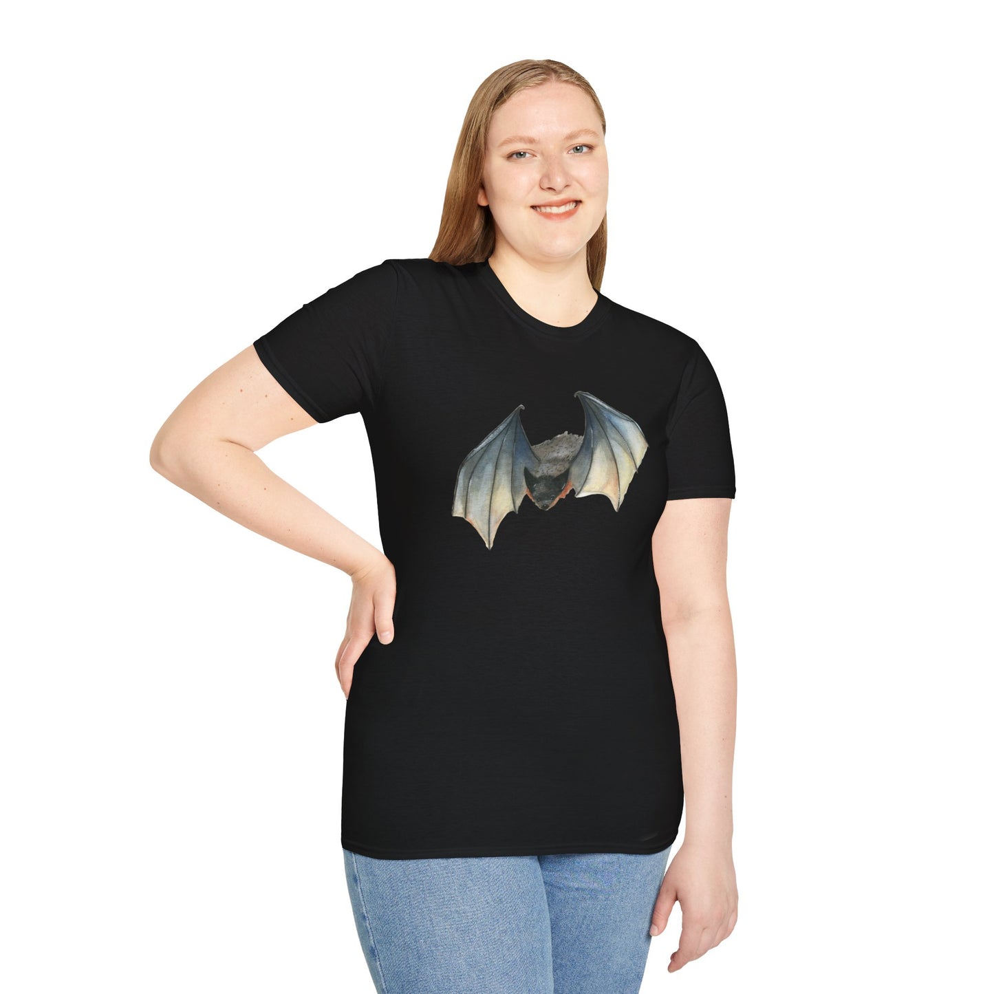 Flying Bat Unisex Softstyle T-Shirt