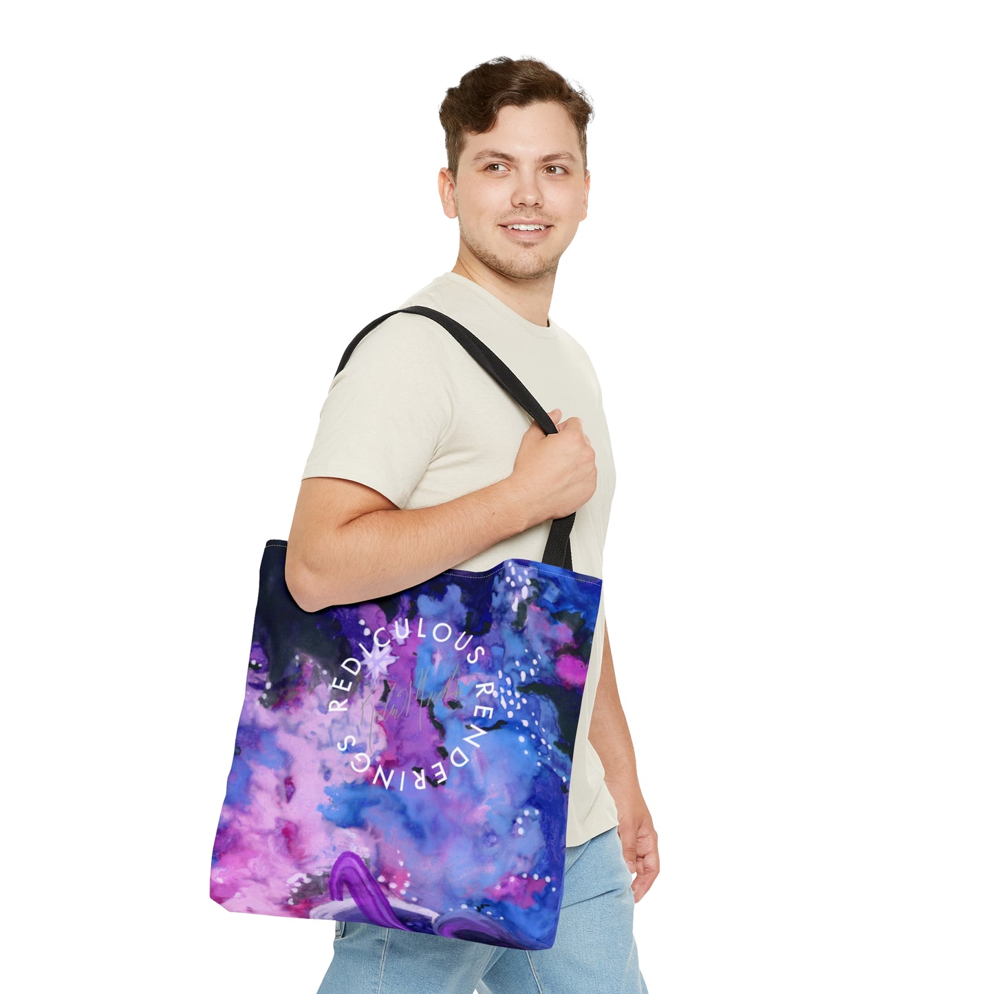 Purple Galaxy Tote