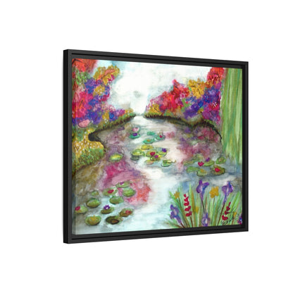 Floral Summer Pond Framed Wall Art