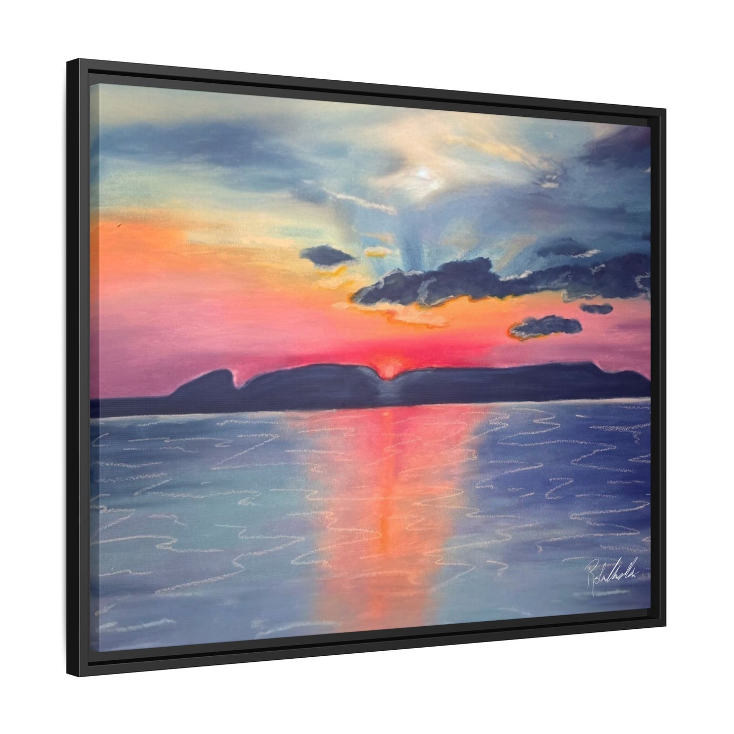 Sleeping Giant at Dawn Framed Wall Art