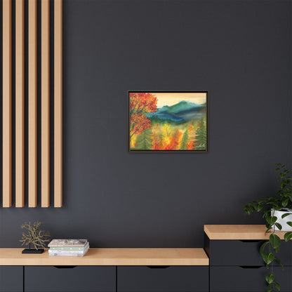Fall Mountains Framed Wall Art