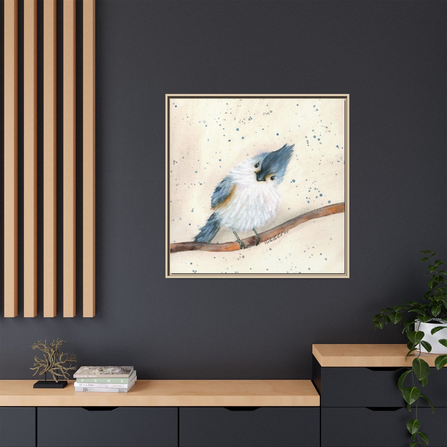 Blue Bird Framed Wall Art