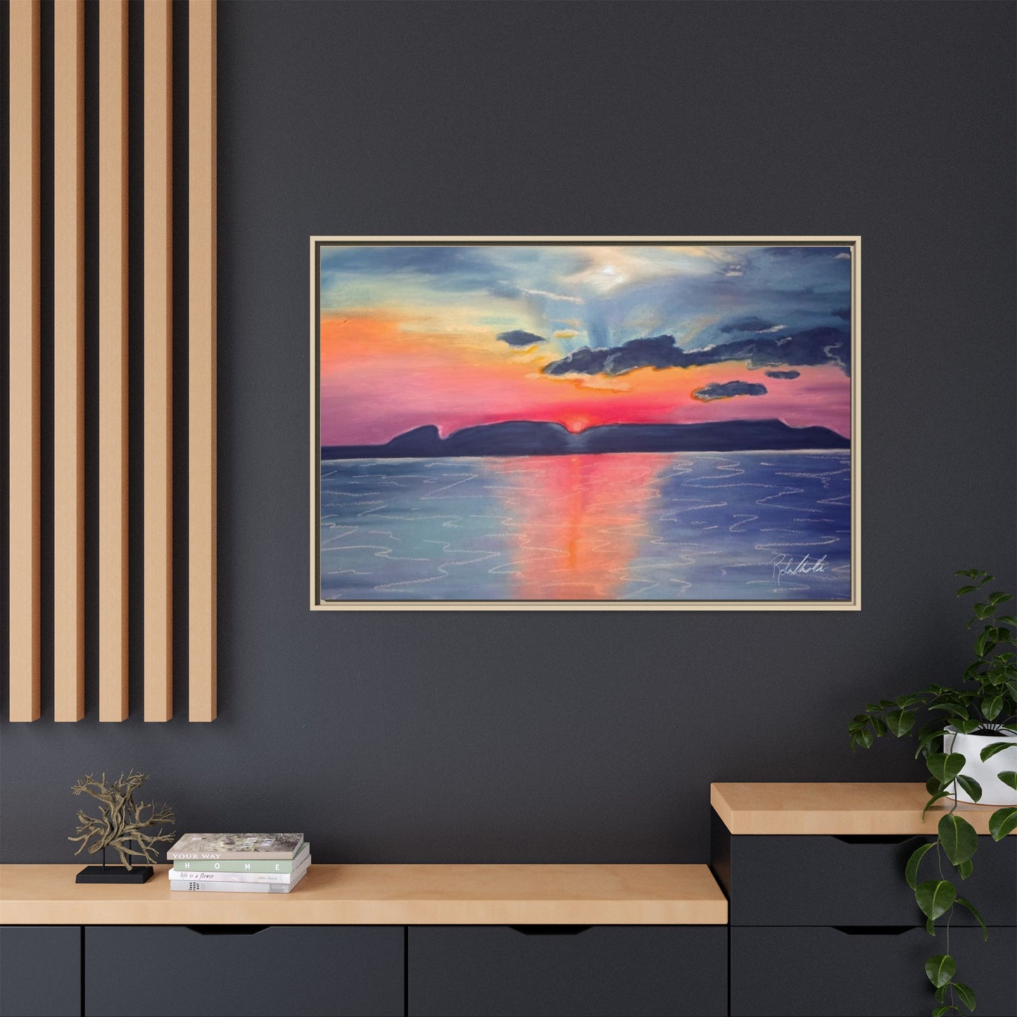 Sleeping Giant at Dawn Framed Wall Art