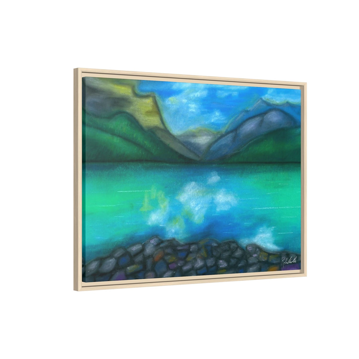 Mountain Lake Framed Wall Art