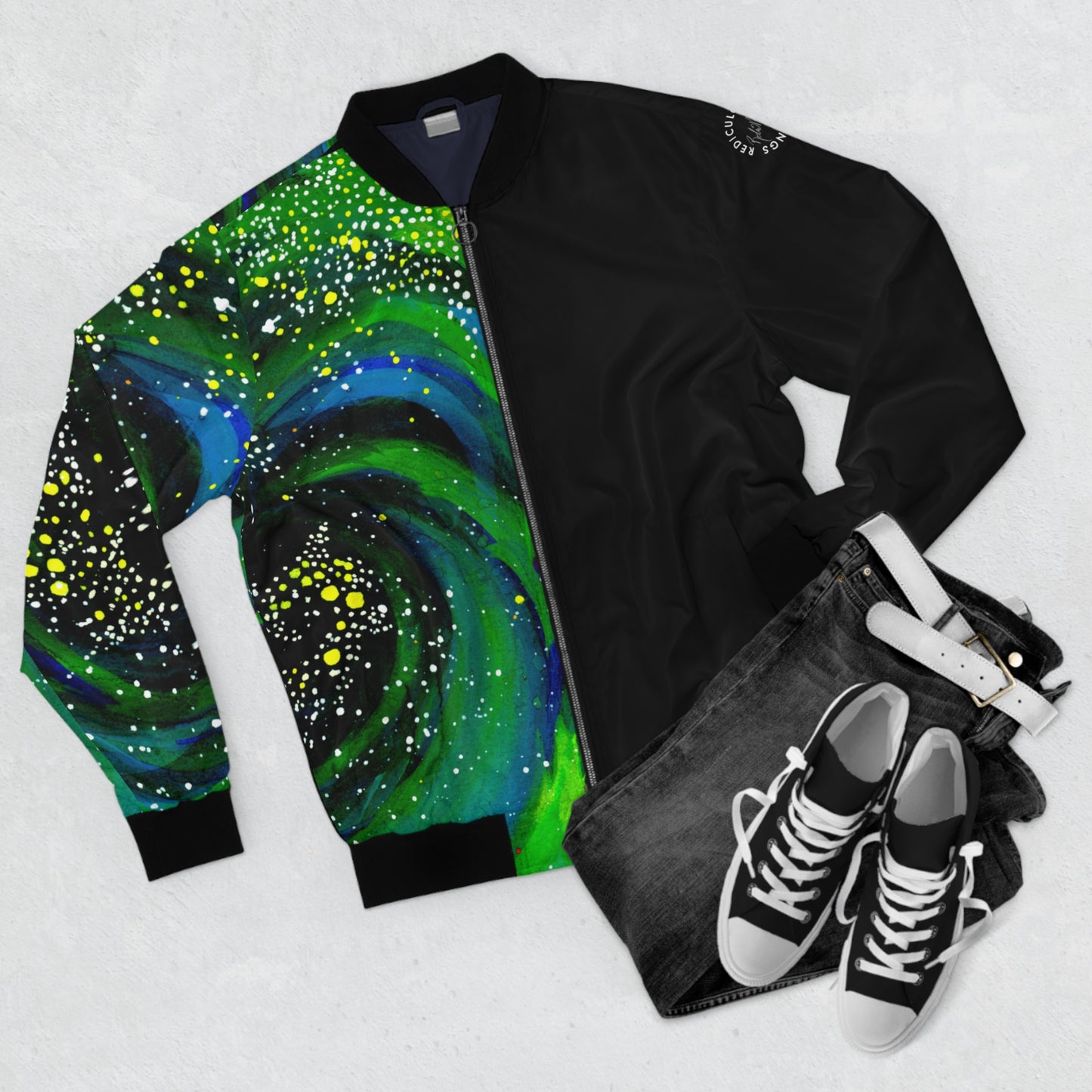 Spiral Galaxy Men's Bomber Jacket (AOP)