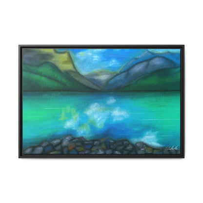 Mountain Lake Framed Wall Art