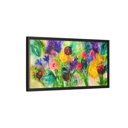 Abstract Flowers Framed Wall Art