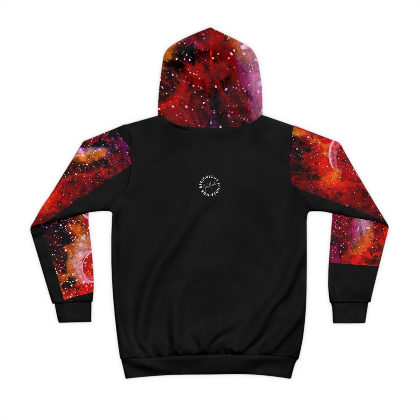 Orange Moons Galaxy Children's Hoodie (AOP)