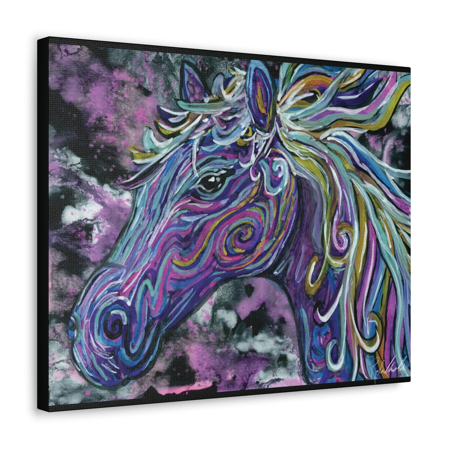 Watercolor Horse Canvas Gallery Wrap