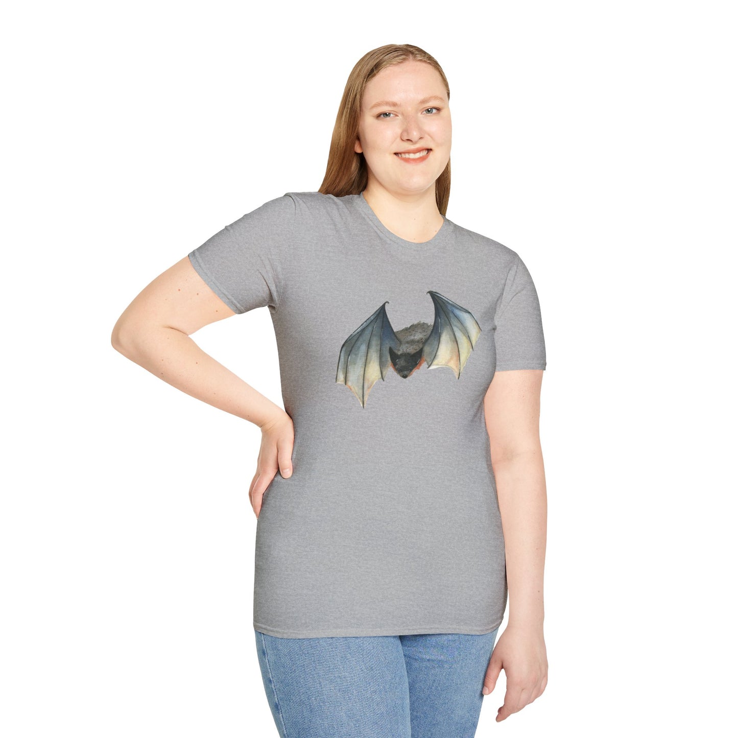 Flying Bat Unisex Softstyle T-Shirt