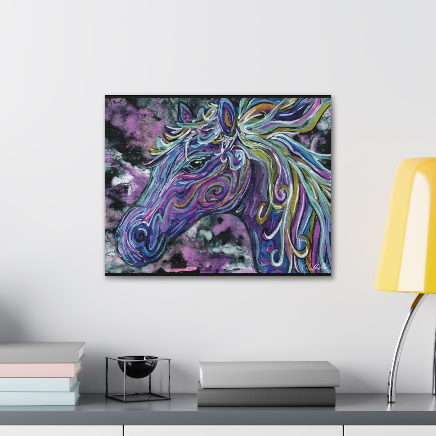 Watercolor Horse Canvas Gallery Wrap