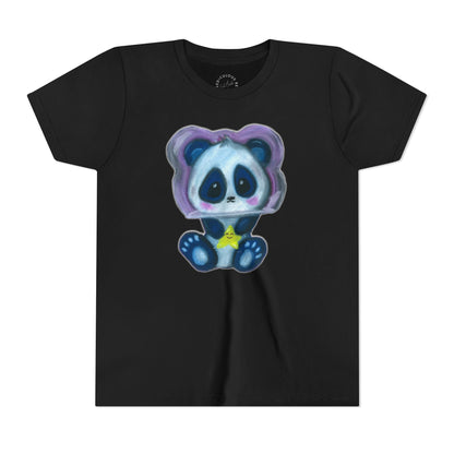 Cute Star Panda Youth Tee — Adorable Cartoon Panda Kids T-Shirt