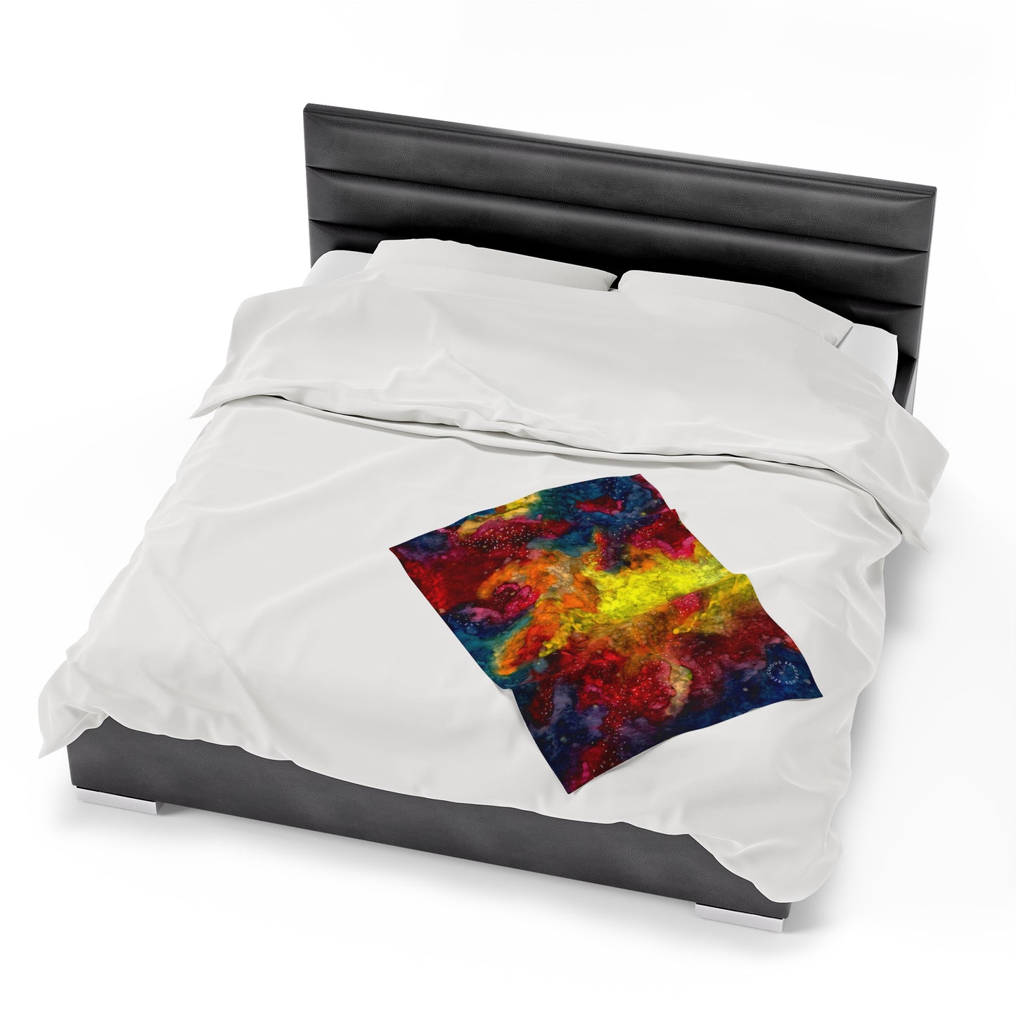 Sunset Clouds Galaxy Velveteen Plush Blanket