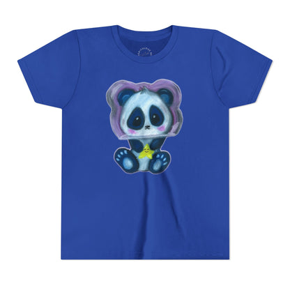 Cute Star Panda Youth Tee — Adorable Cartoon Panda Kids T-Shirt