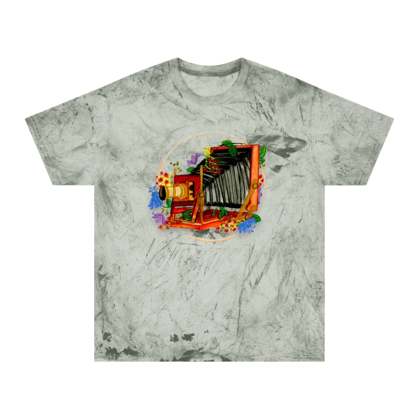 Vintage Camera Unisex Color Blast T-Shirt