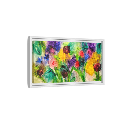 Abstract Flowers Framed Wall Art