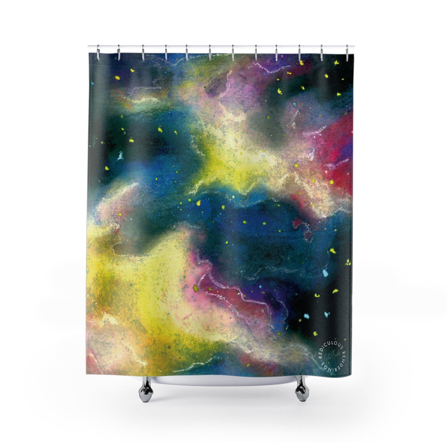 Sunrise Galaxy Shower Curtain