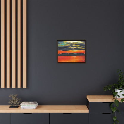 Sleeping Giant at Sunset Framed Wall Art