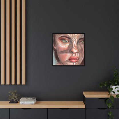 Woman In the Shadows Framed Wall Art