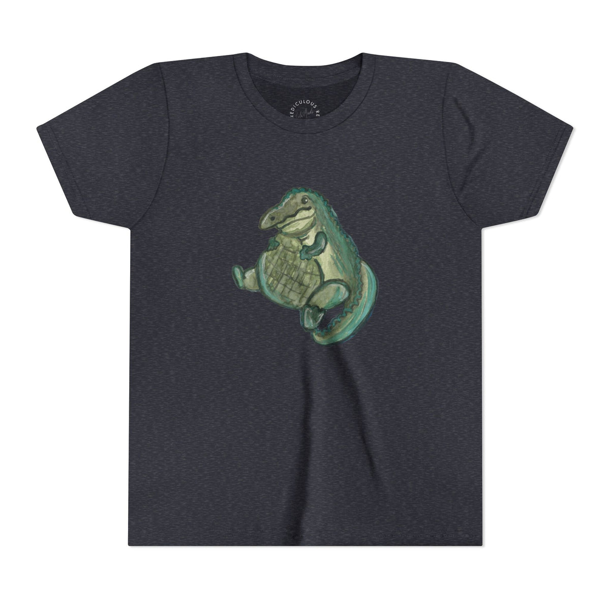 Kids T‑Shirt — Cute Chubby Alligator Graphic