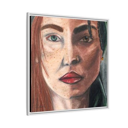 Beyond Race Woman Framed Wall Art