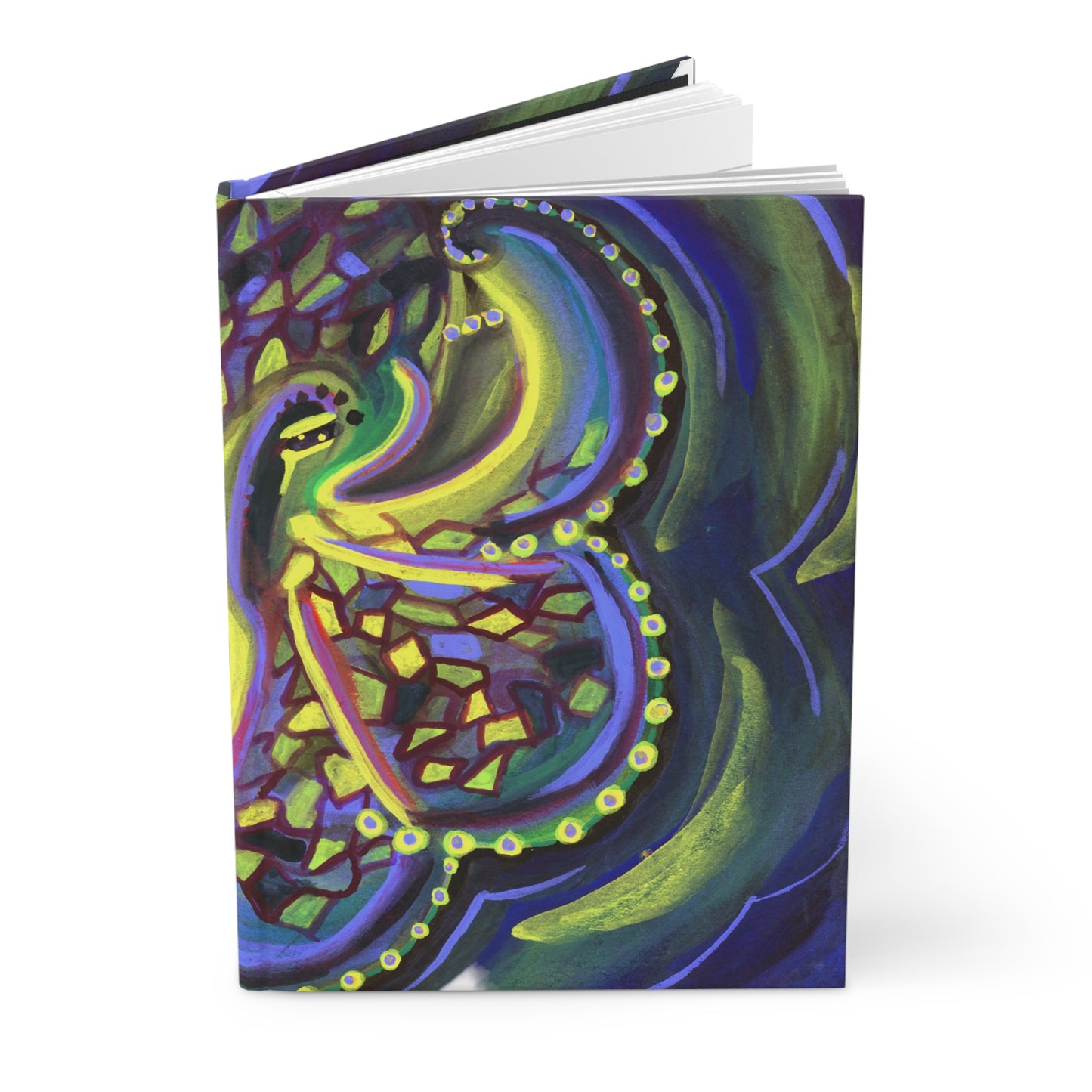 Octopus Hardcover Journal Matte 150 Pages, Printed Cover