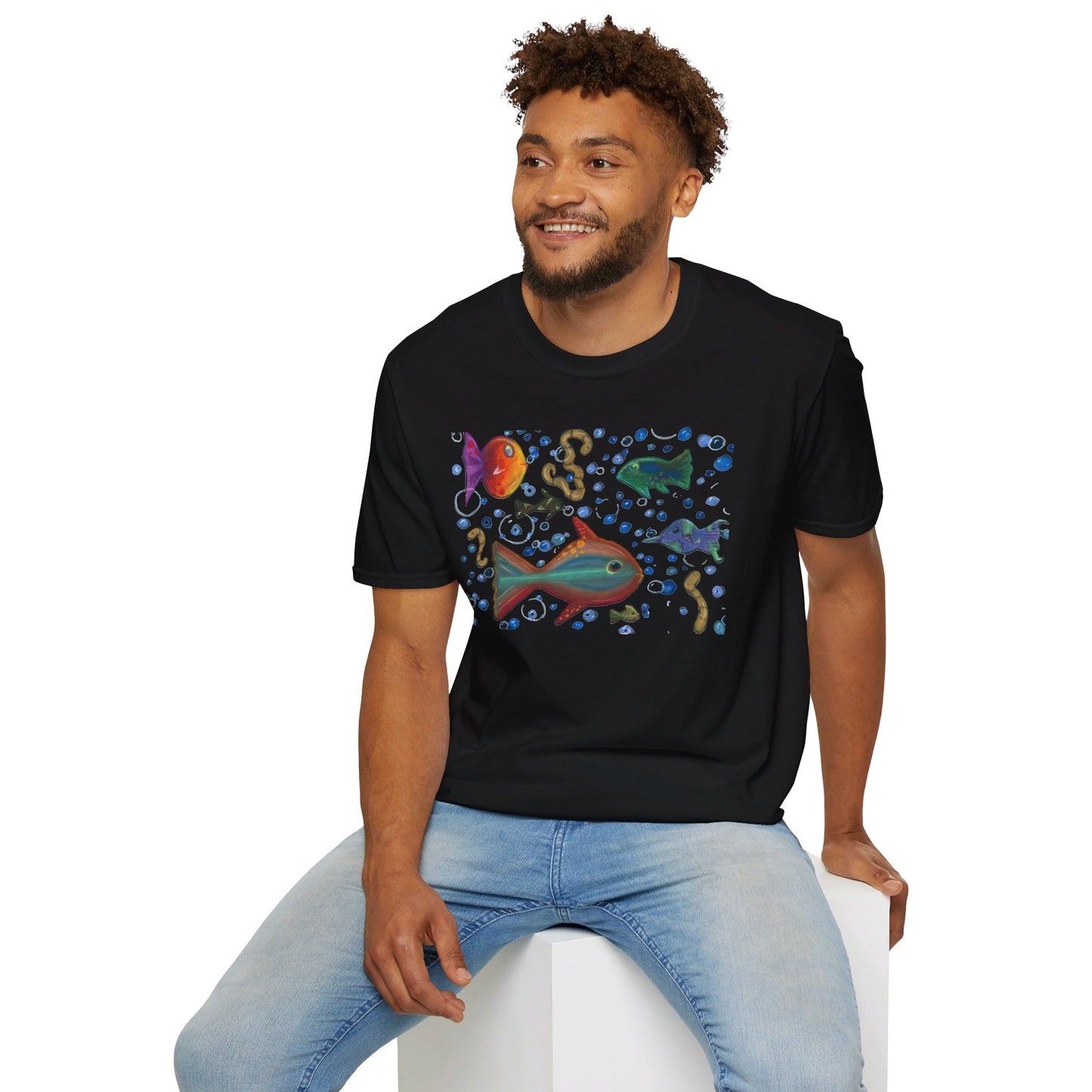 Fish Unisex Softstyle T-Shirt