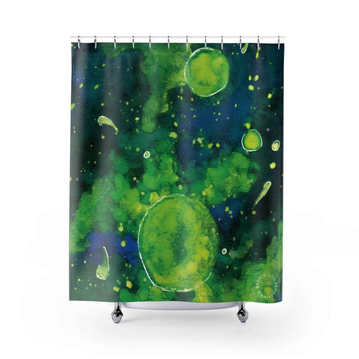 Toxic Waste Galaxy Shower Curtain