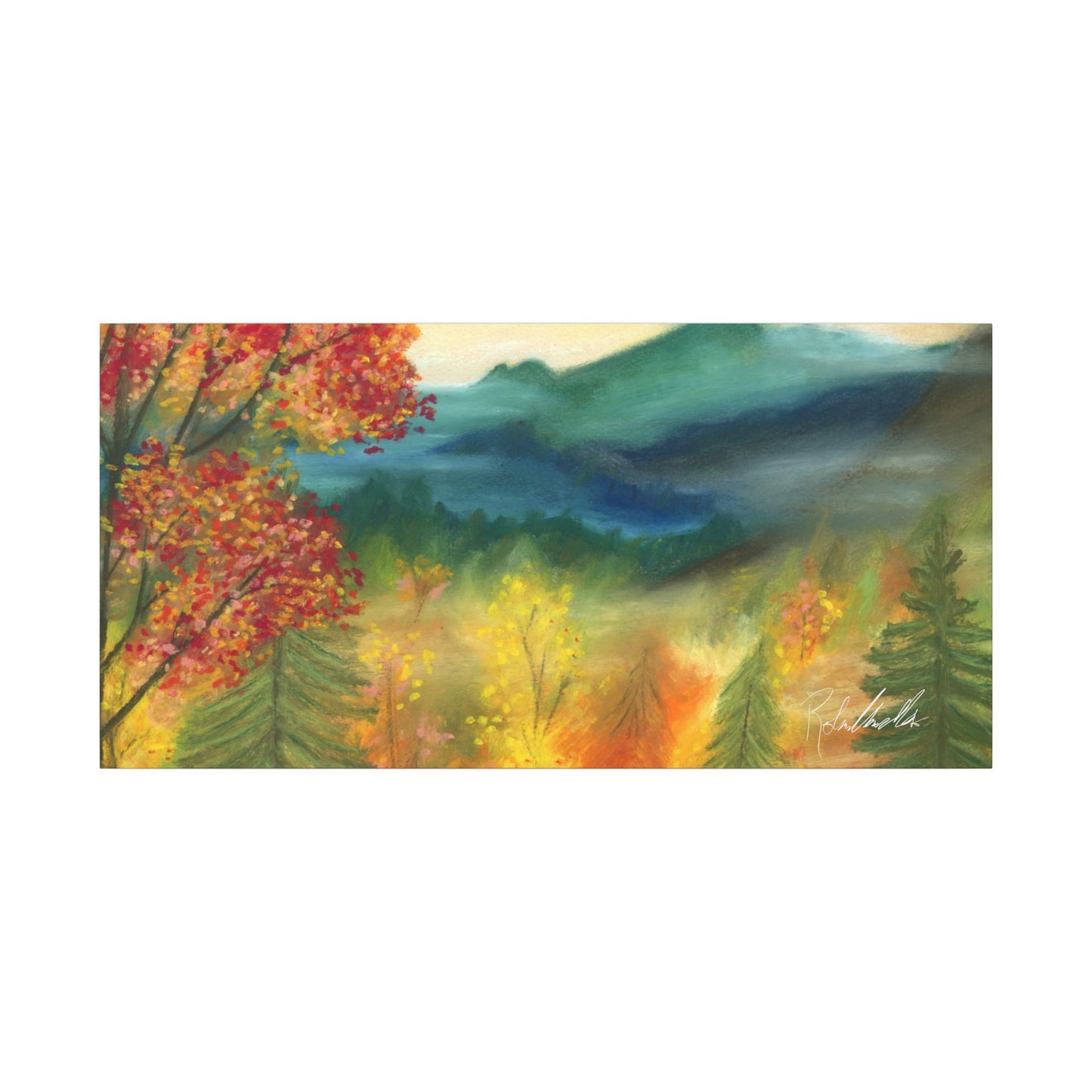 Fall Mountains Canvas Gallery Wrap