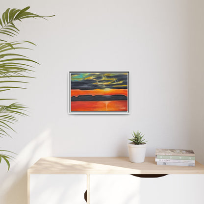 Sleeping Giant at Sunset Framed Wall Art