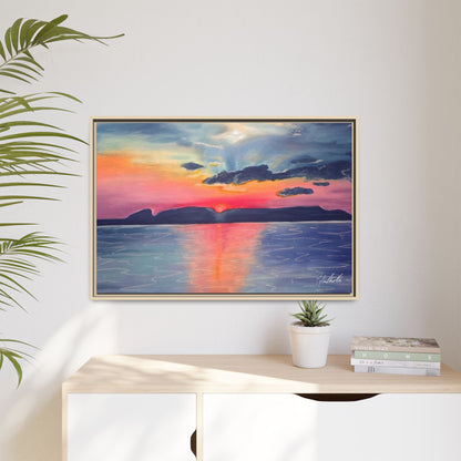 Sleeping Giant at Dawn Framed Wall Art