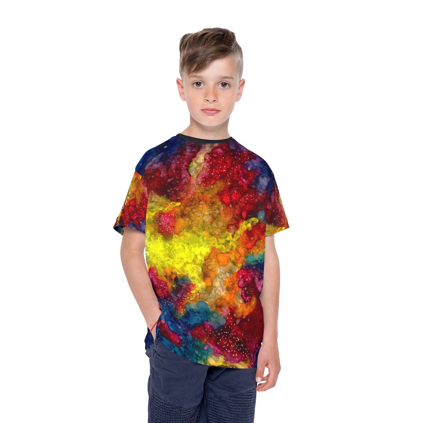 Sunset Clouds Galaxy Kids Sports Jersey (AOP)