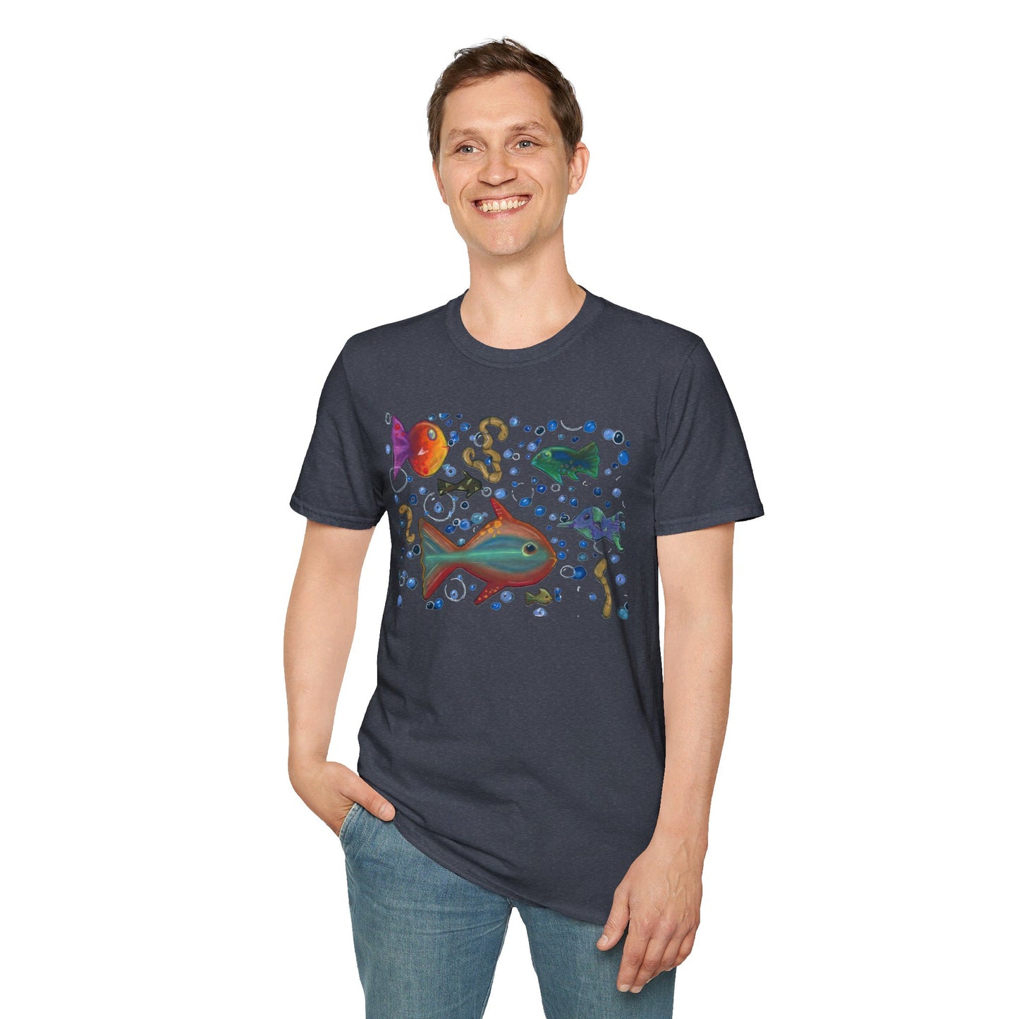 Fish Unisex Softstyle T-Shirt