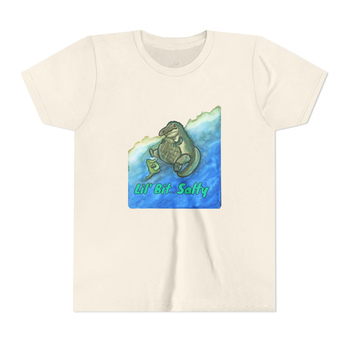 Youth Tee — "Lil' Bit Salty" Gator Graphic Shirt