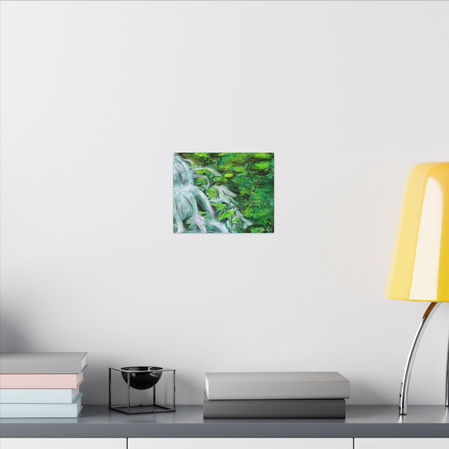 Mossy Waterfall Canvas Gallery Wrap