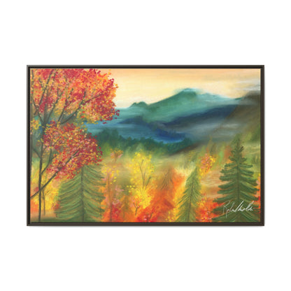 Fall Mountains Framed Wall Art