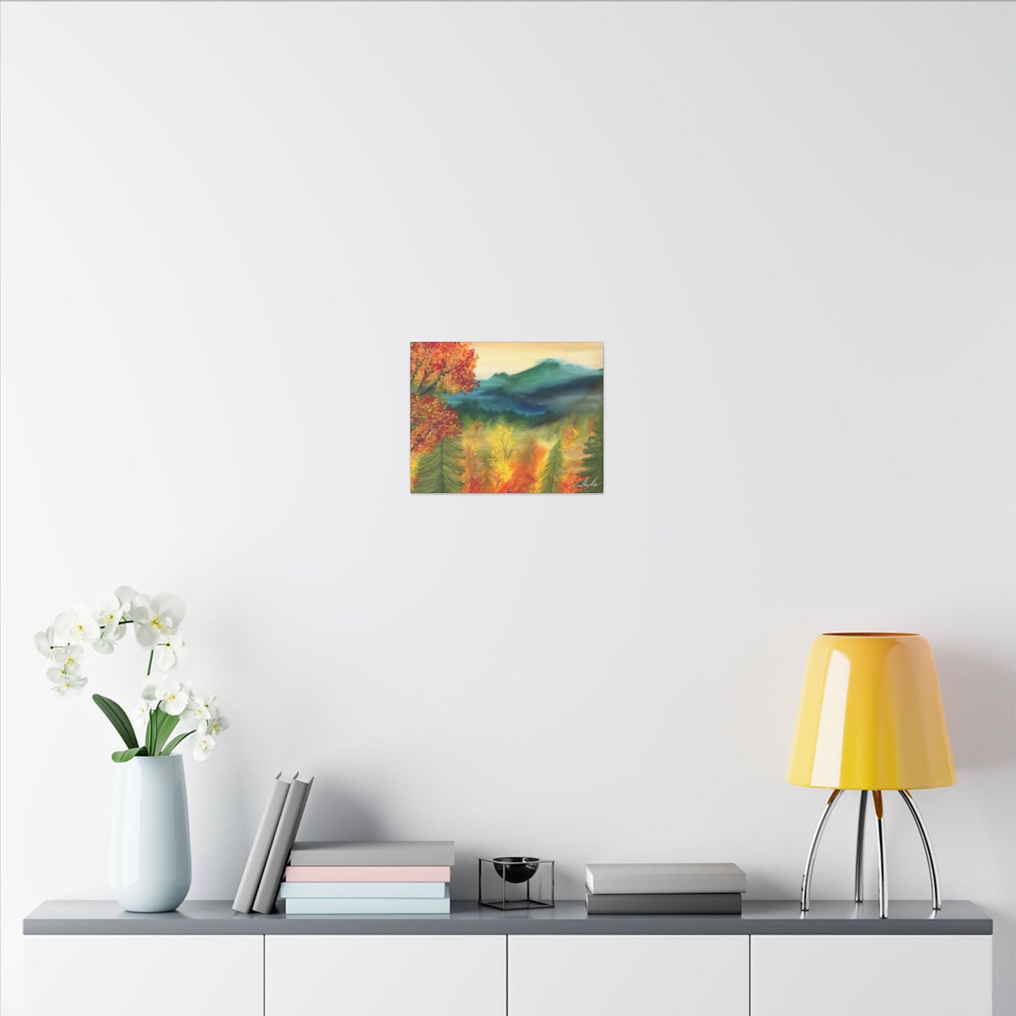 Fall Mountains Canvas Gallery Wrap