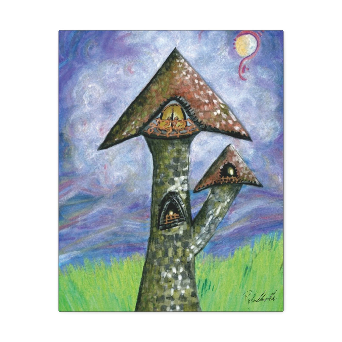 Castle Tower Canvas Gallery Wrap