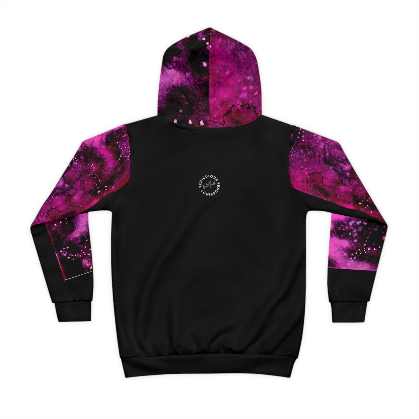 Rose Colored Galaxy Children's Hoodie (AOP)