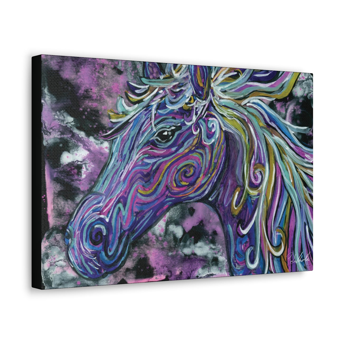 Watercolor Horse Canvas Gallery Wrap