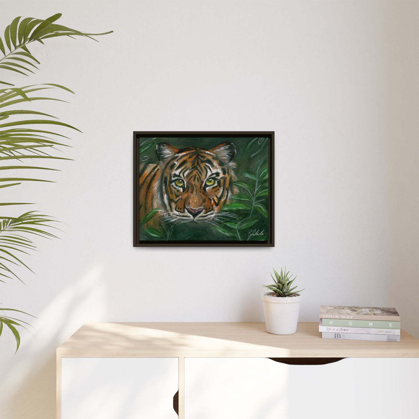 Jungle Tiger Framed Wall Art