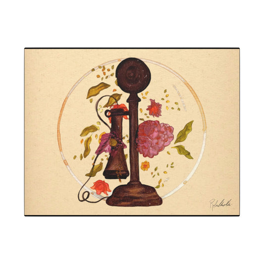 Vintage Phone Canvas Gallery Wrap