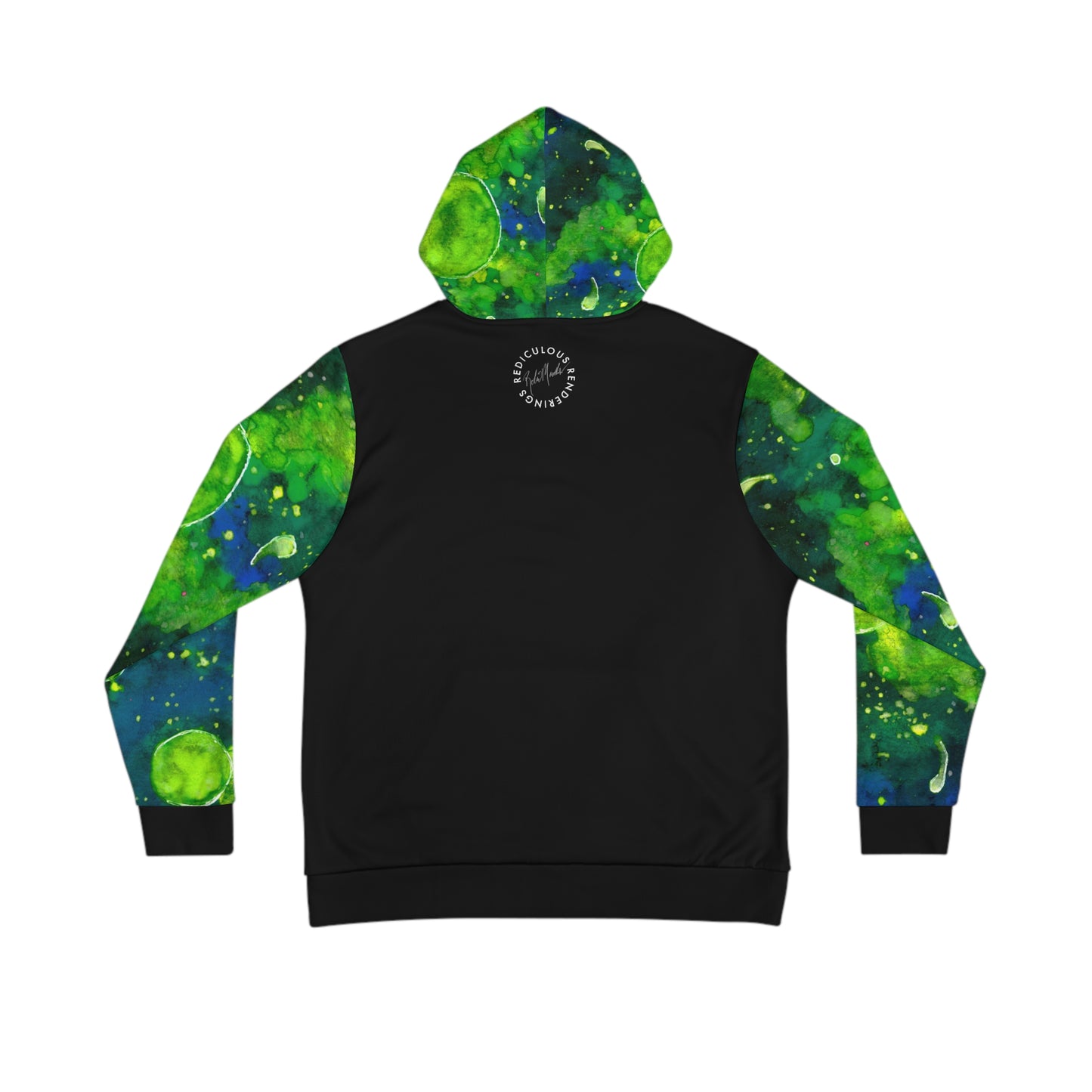 Green Galaxy Unisex Fashion Hoodie (AOP)