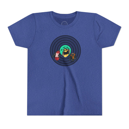 Youth Tee — Cute Cool Beans Retro Vinyl Graphic