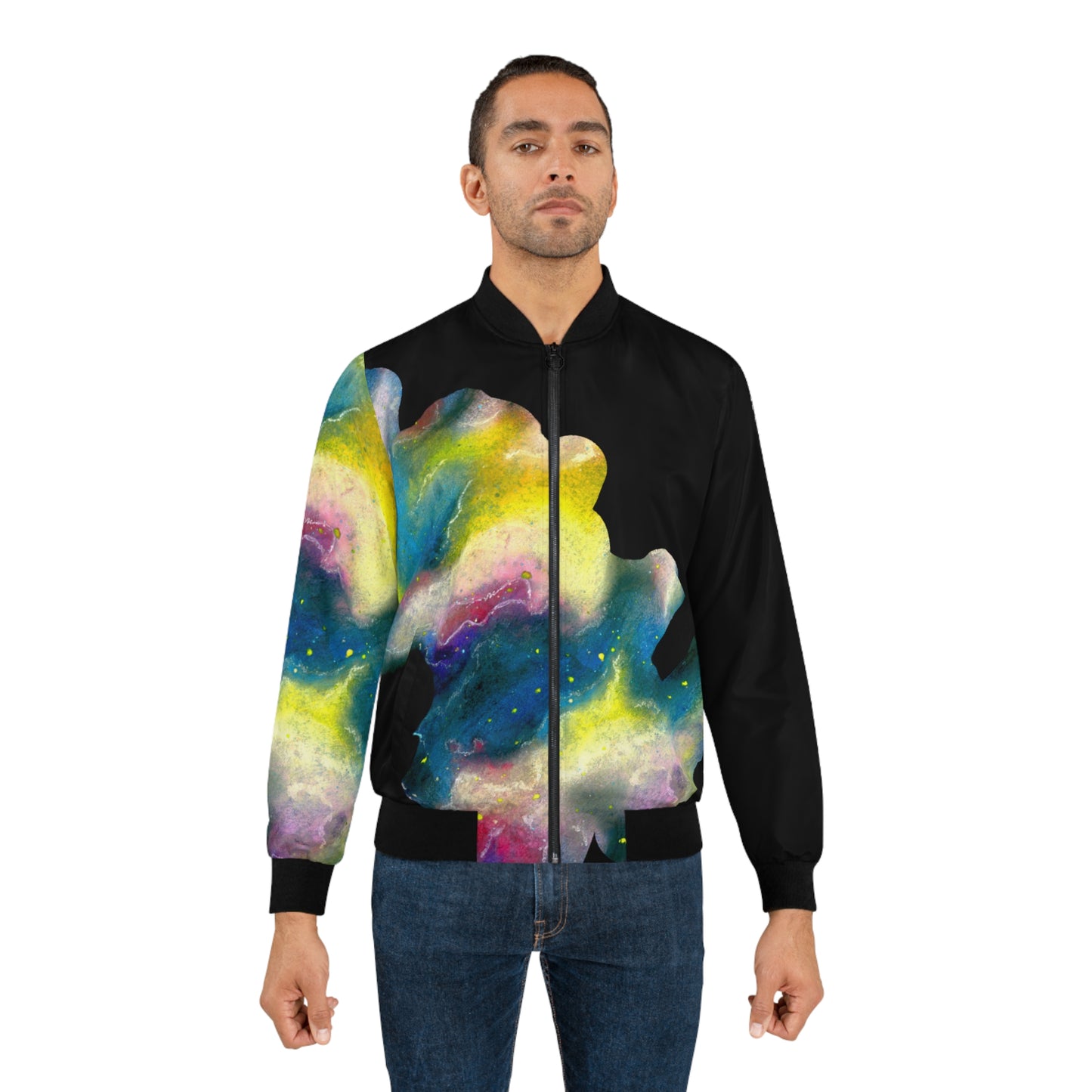 Sunrise Galaxy Men's Bomber Jacket (AOP)