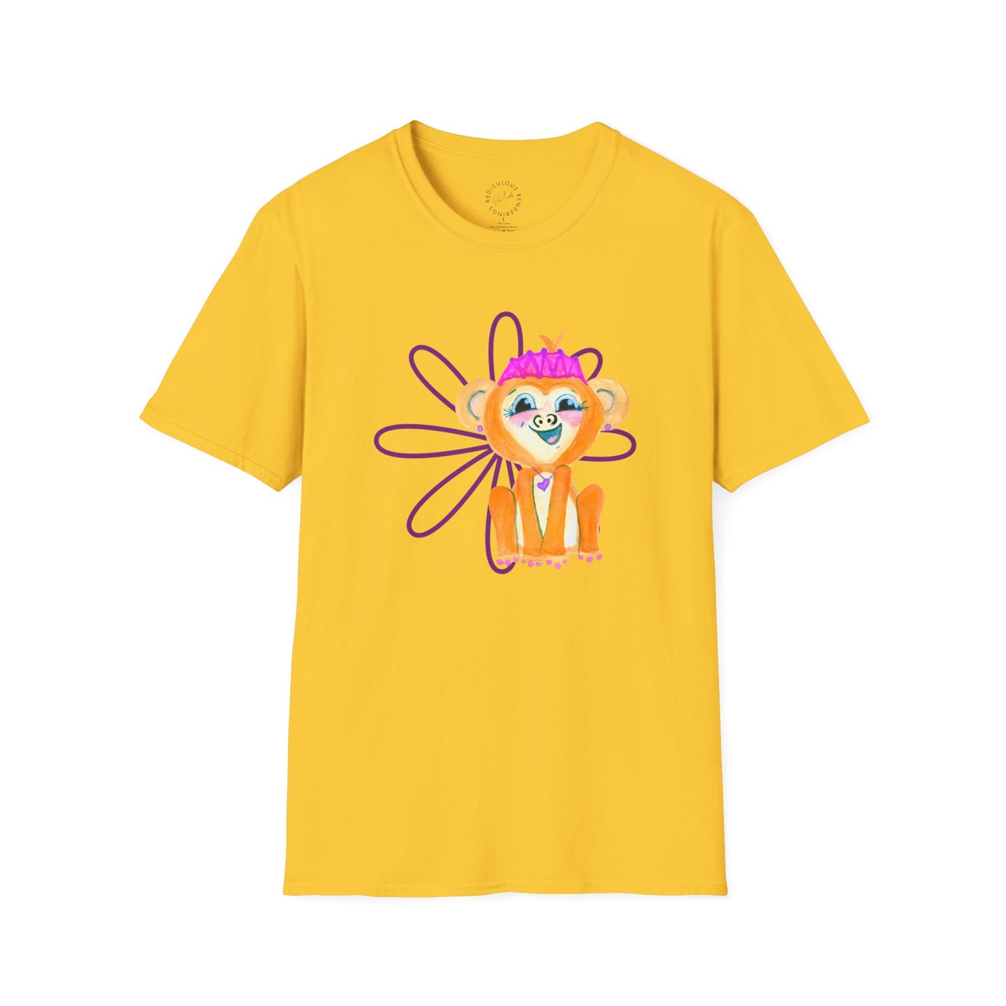 Monkey Unisex Softstyle T-Shirt