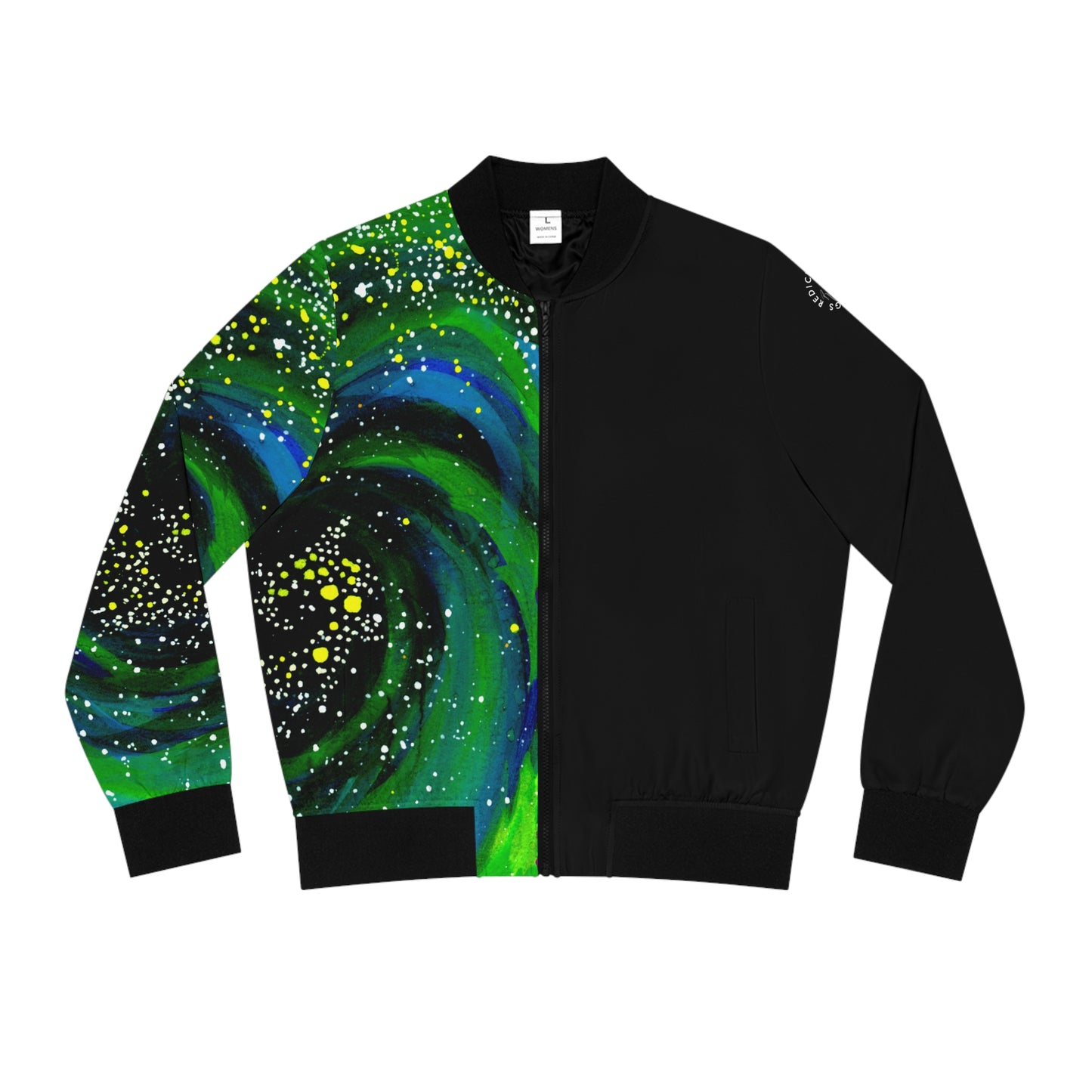 Spiral Galaxy Women's Bomber Jacket (AOP)