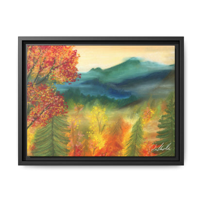 Fall Mountains Framed Wall Art